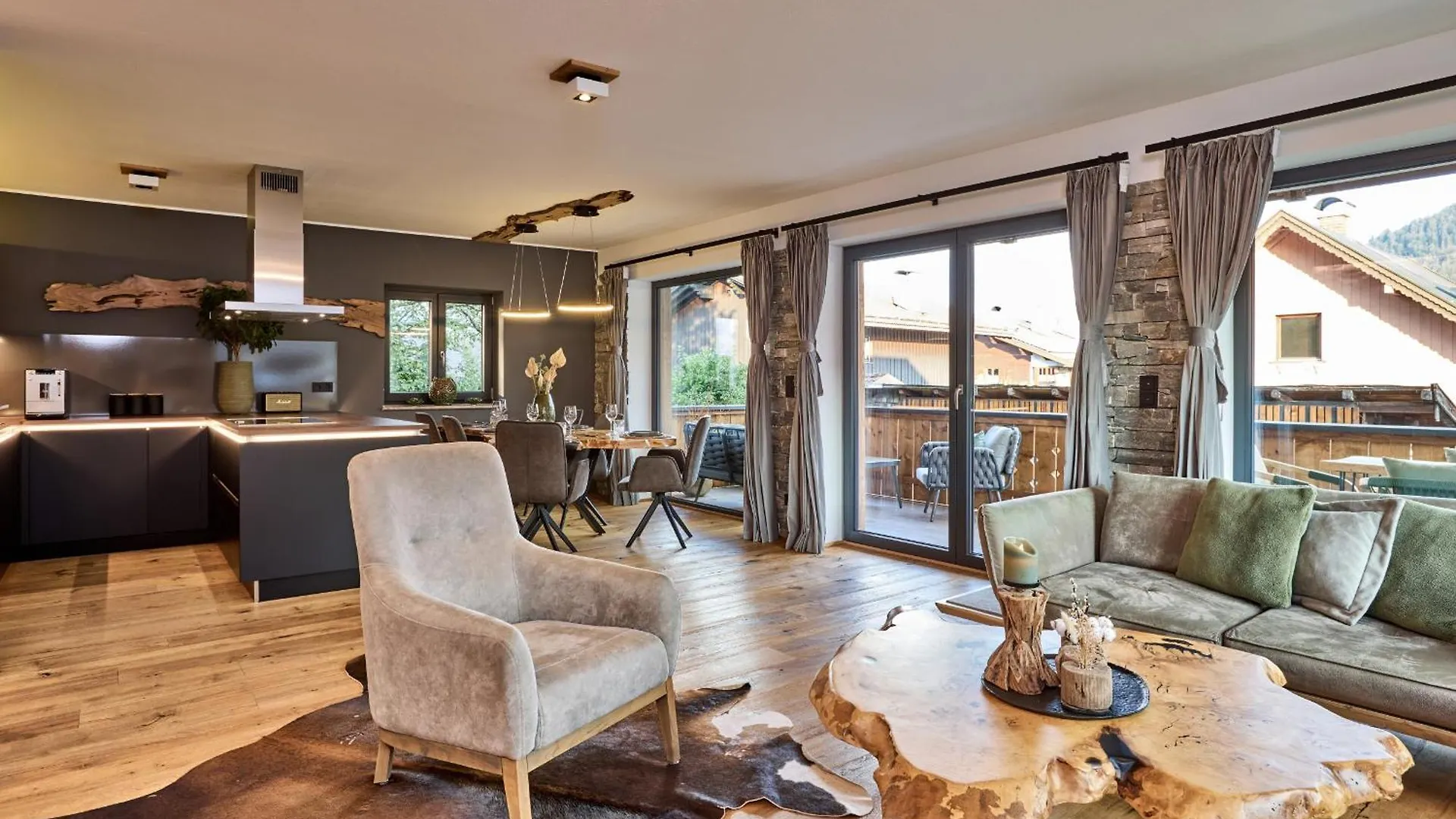 Apartment Wood&Stone Alpi ガルミッシュ・パルテンキルヒェン